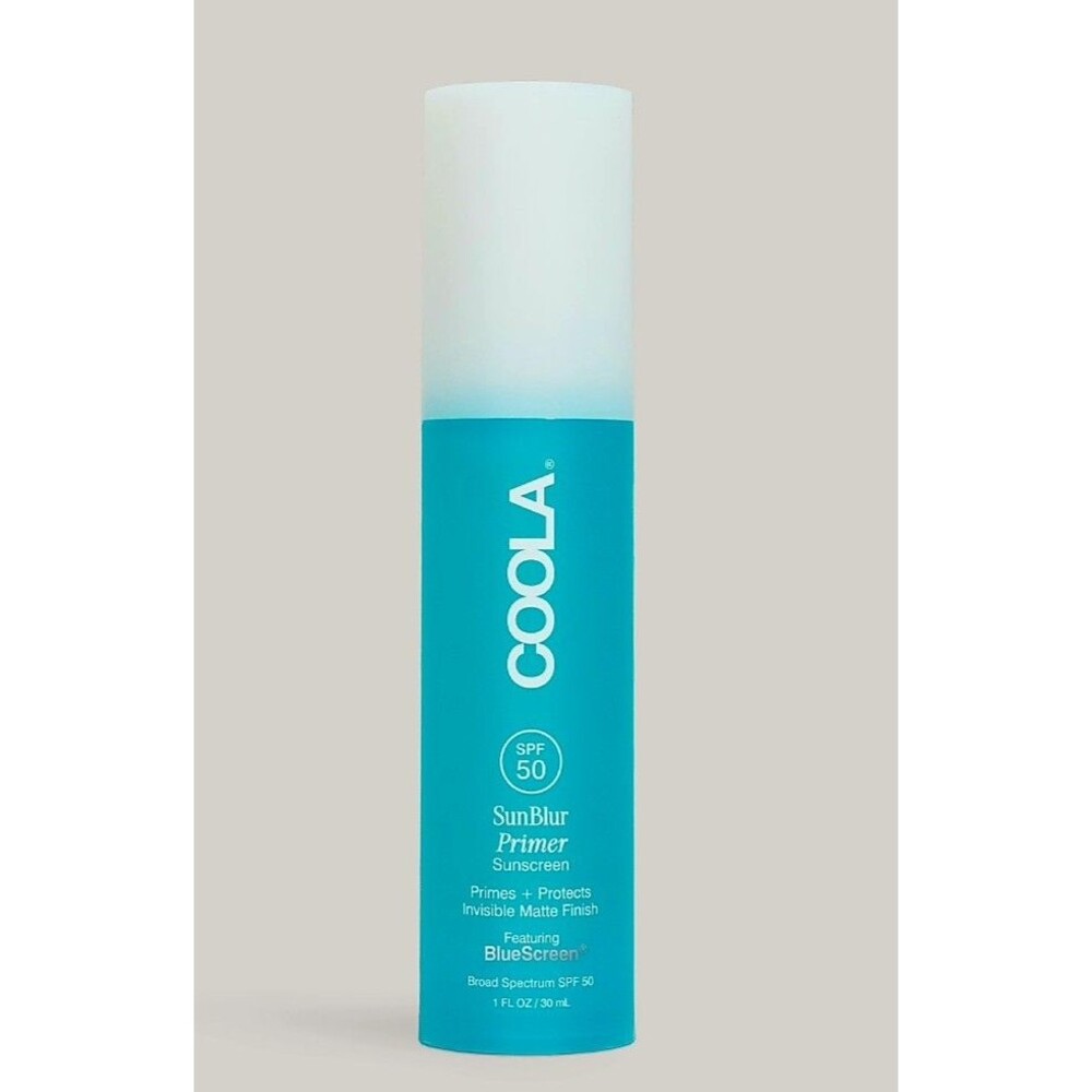COOLA SUNBLUR PRIMER SPF 50  + Coola Lip Balm FULL SIZE NIB